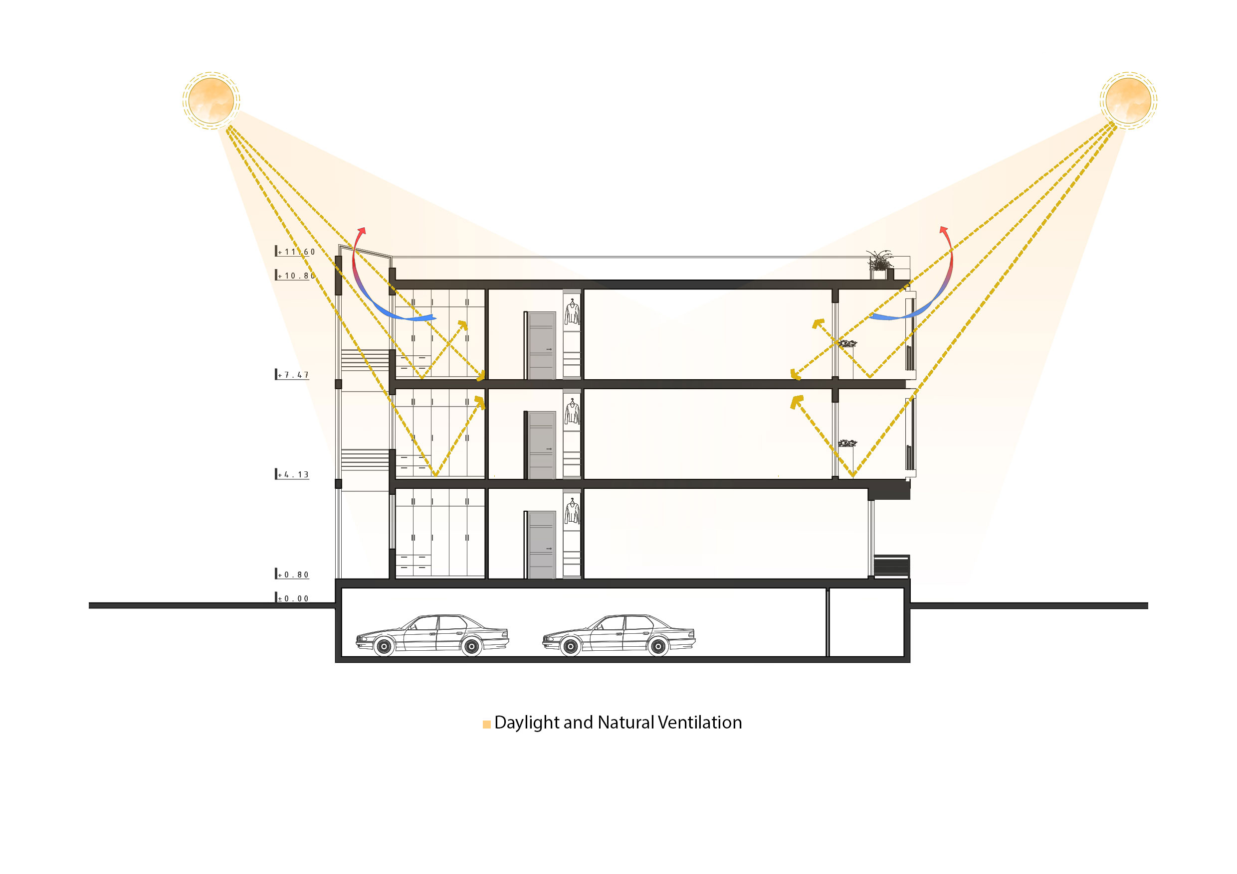 picture no. 12 ofApartment No. 04 project, designed by Ahmad Ghodsimanesh & Partners